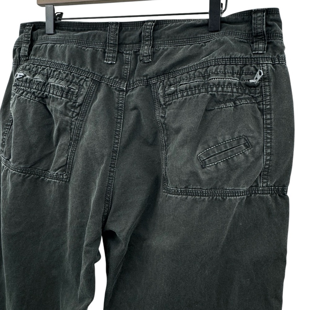 Men's Utility Pants Faded Black Tactical Straight Leg Cool Accents | 36” x 33” - Picture 8 of 13
